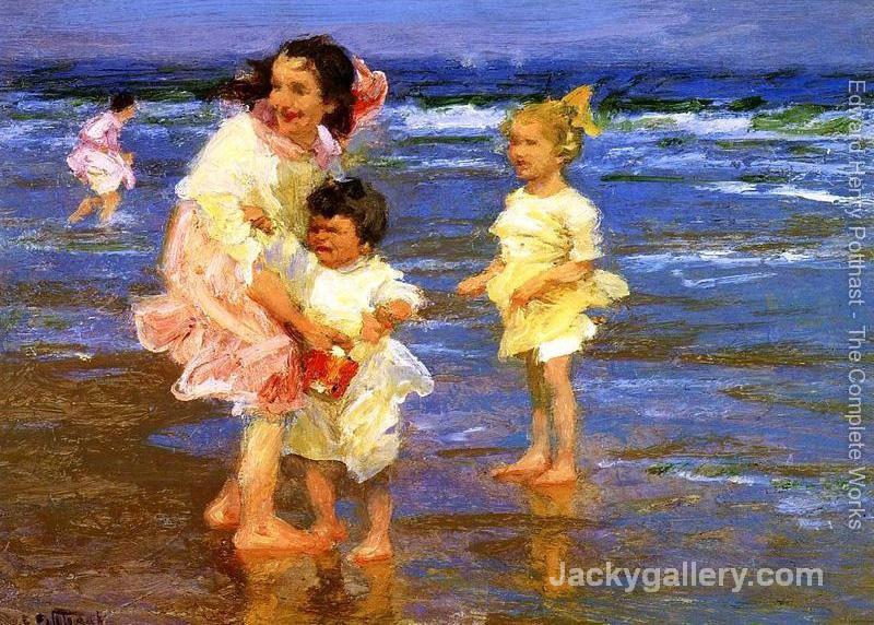 Cold Feet by Edward Henry Potthast paintings reproduction